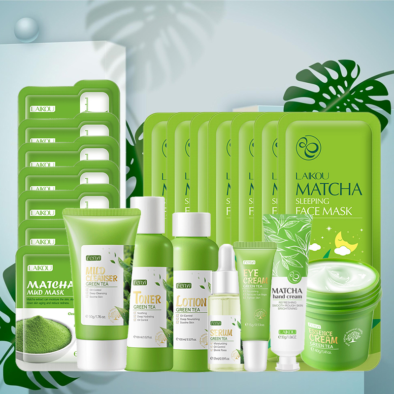 Skincare Korea - Zestaw do pielęgnacji skóry z zieloną