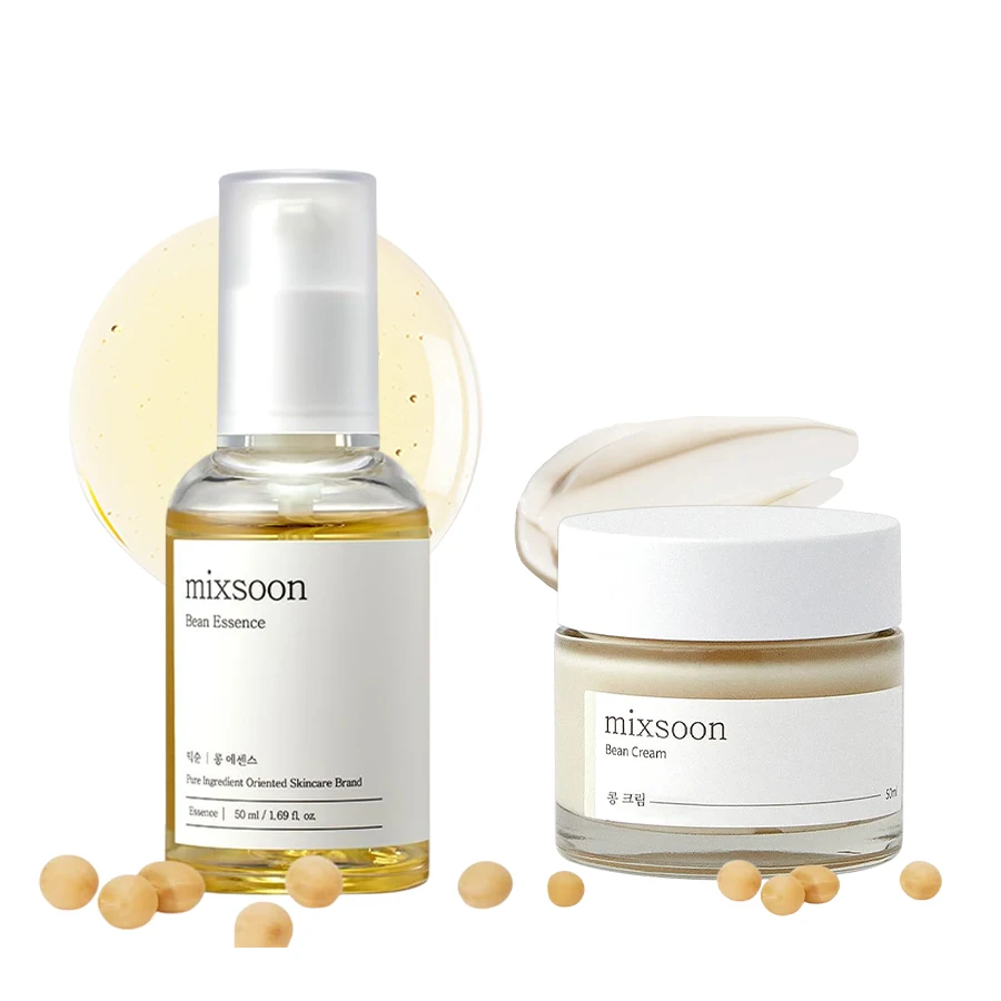 Skincare Korea - Zestaw kremów z esencją fasoli Mixsoon