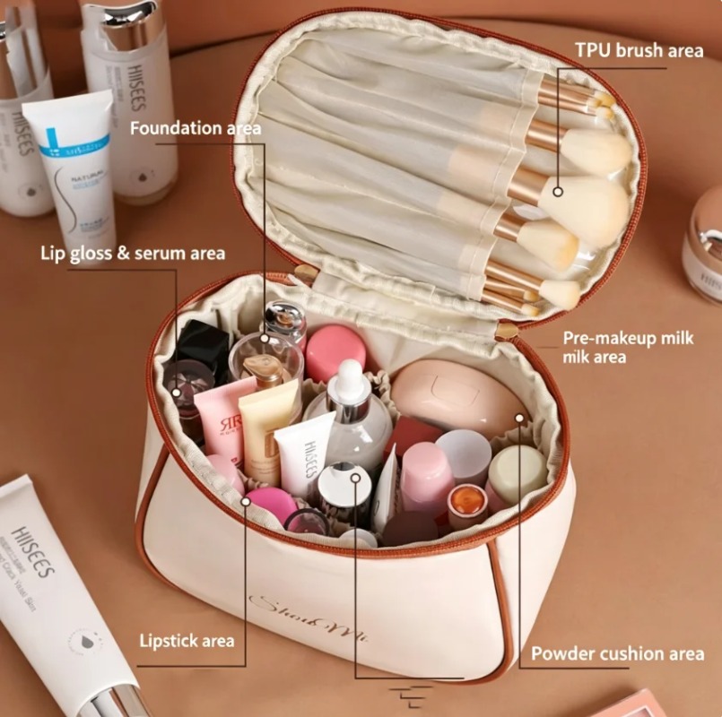 Duża podróżna torba na kosmety – Skincare D'Alba recenzja i cena